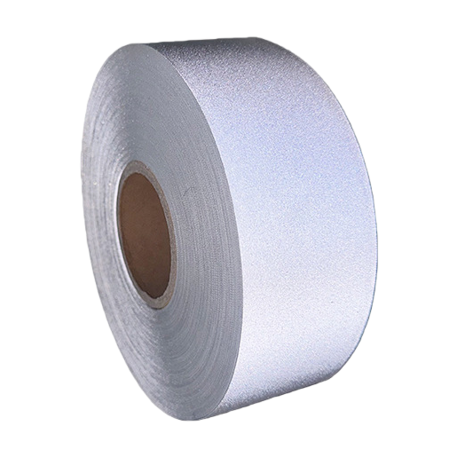 High-brightness TC reflective tape embedded strips, high-brightness silver reflective material reflective strips for clothing and luggage