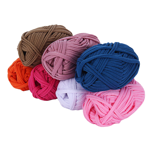 Wholesale of hand-woven fabric strips and threads, DIY Hyuna bags, floor mat yarn, hook-knit wiring, carpet yarn Application Scenario