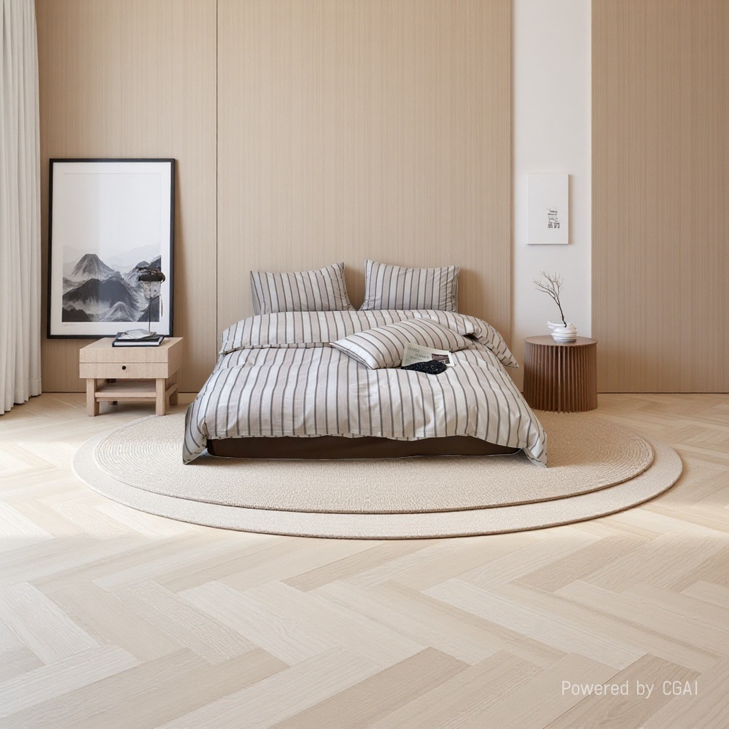 Simmons rayas conjunto de cama colchón esponja almohadilla de protección para personas mayores sofá cojín Specification image