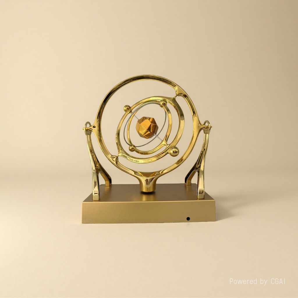 金色永动机、小号永动仪金属工艺品、特殊款，定制款 Specification image