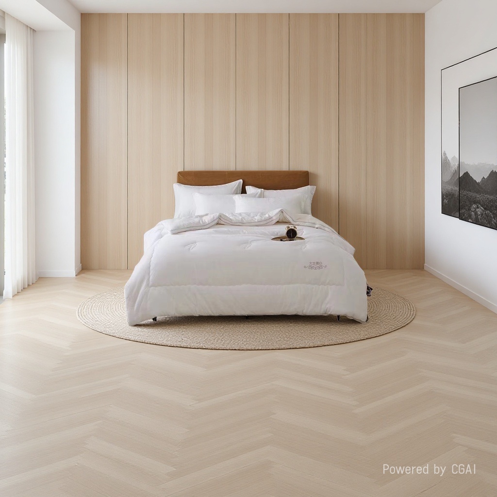 Ropa de cama blanca conjunto de 4 piezas ropa de cama textil para el hogar edredón conjunto de 4 piezas Specification image