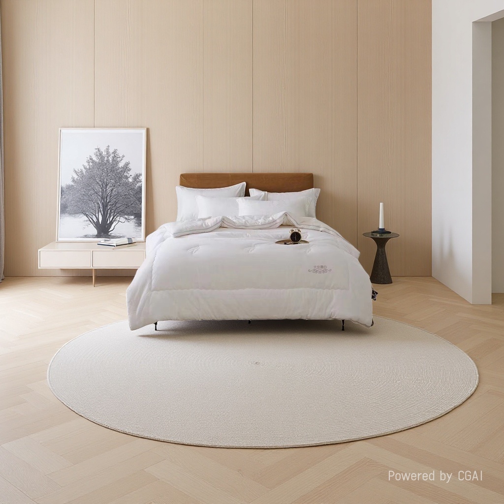 Ropa de cama blanca conjunto de 4 piezas ropa de cama textil para el hogar edredón conjunto de 4 piezas details Picture