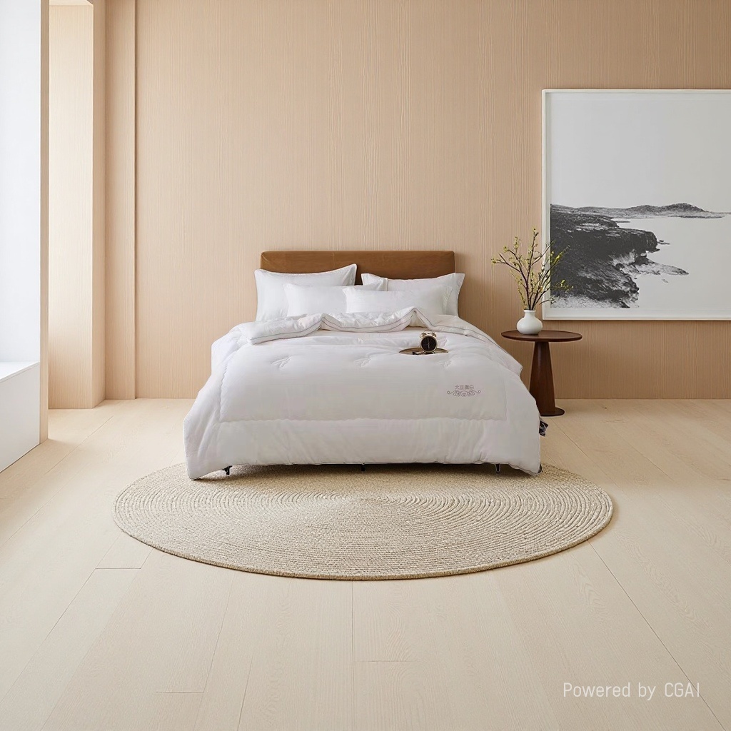 Ropa de cama blanca conjunto de 4 piezas ropa de cama textil para el hogar edredón conjunto de 4 piezas Application Scenario