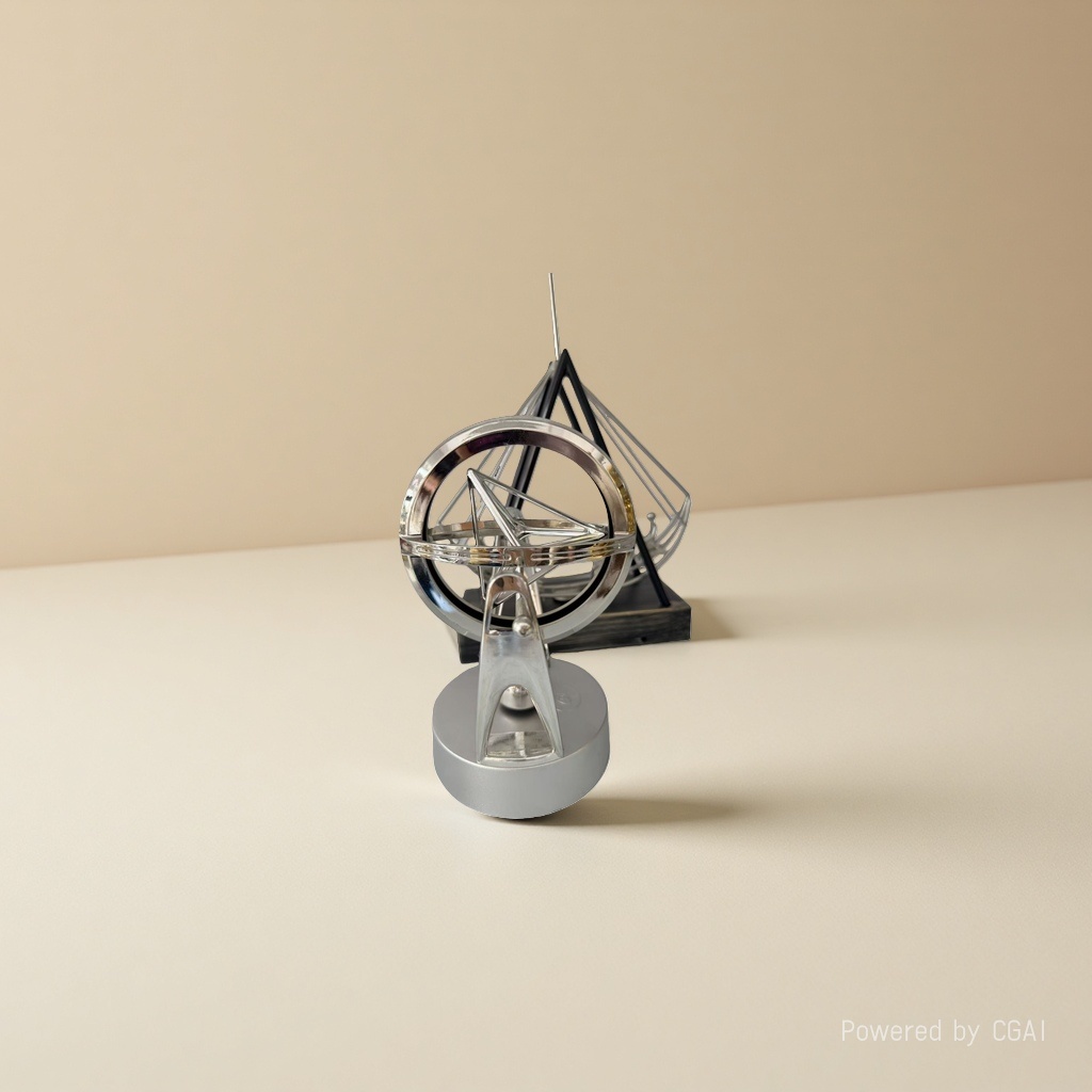 Yunshuo Handicrafts Metal Geometric Sculpture Perpetual Motion Machine, custom based on samples