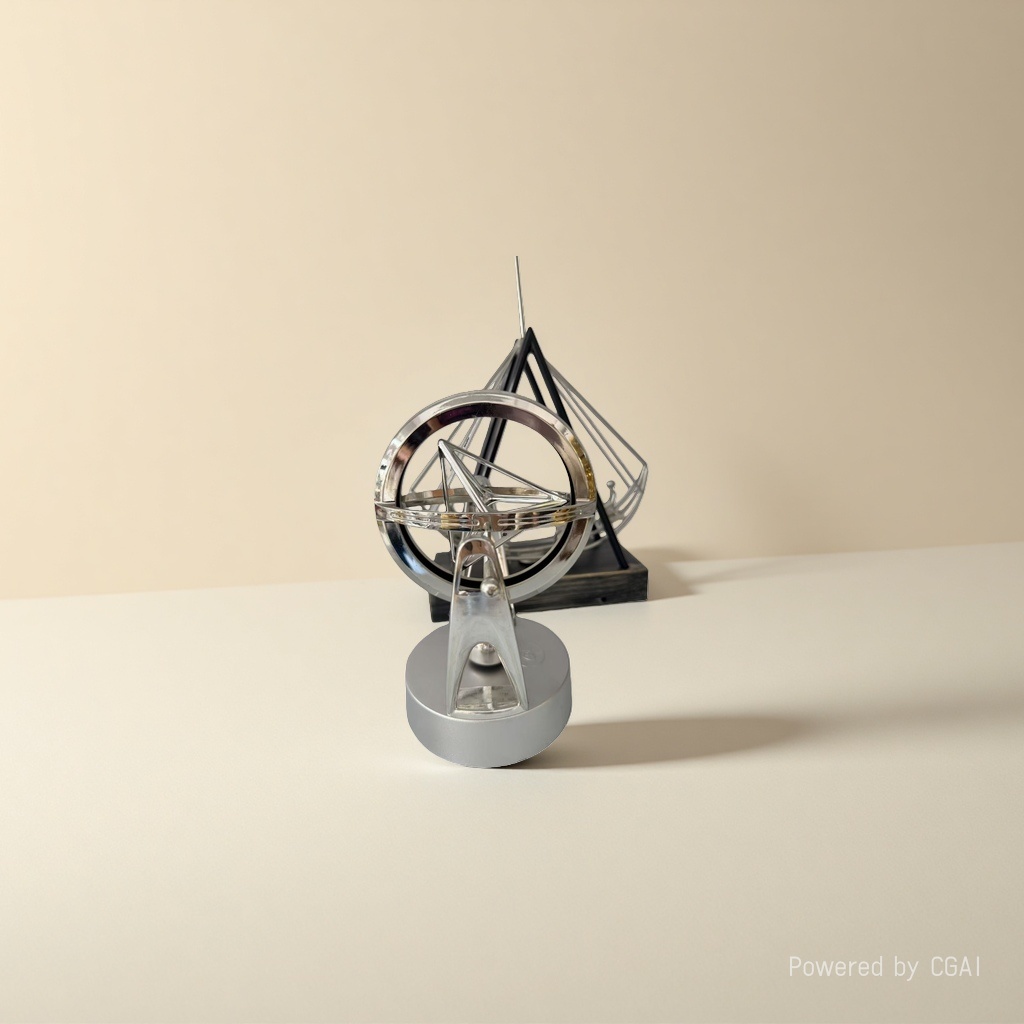 Yunshuo Handicrafts Metal Geometric Sculpture Perpetual Motion Machine, custom based on samples Specification image
