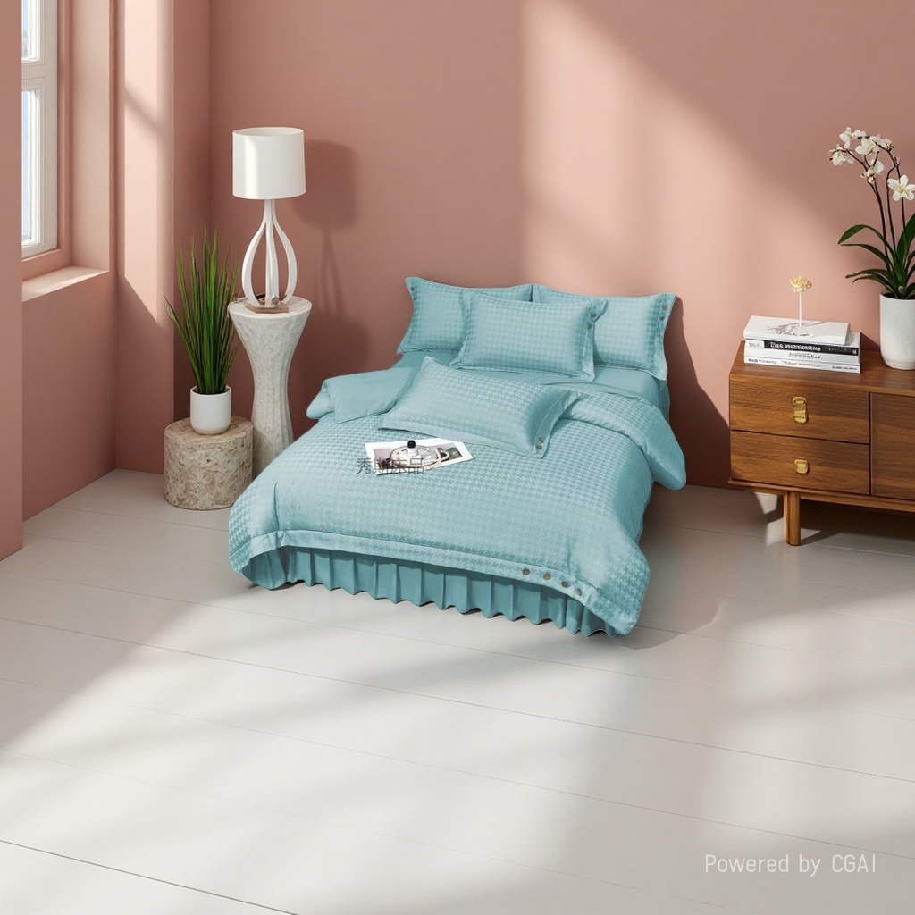 Wedding home textile bedding four-piece set 2026, wedding bedding set furniture Specification image