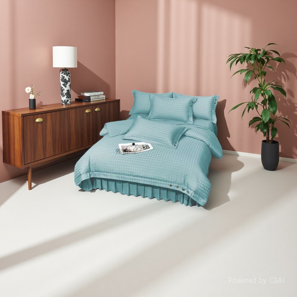 Wedding home textile bedding four-piece set 2026, wedding bedding set furniture