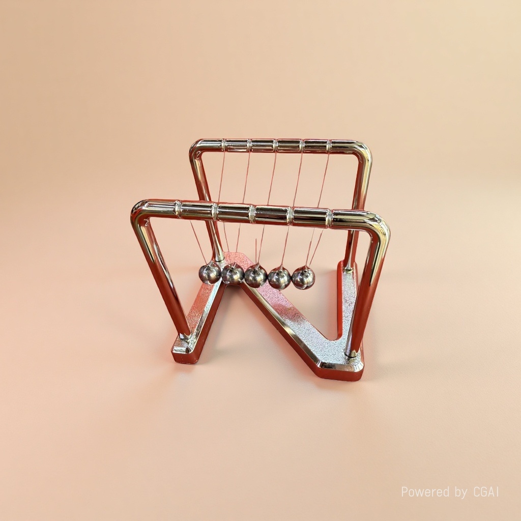 Newton pendulum perpetual motion machine DIY iron tower toy physics experiment teaching aid Specification image
