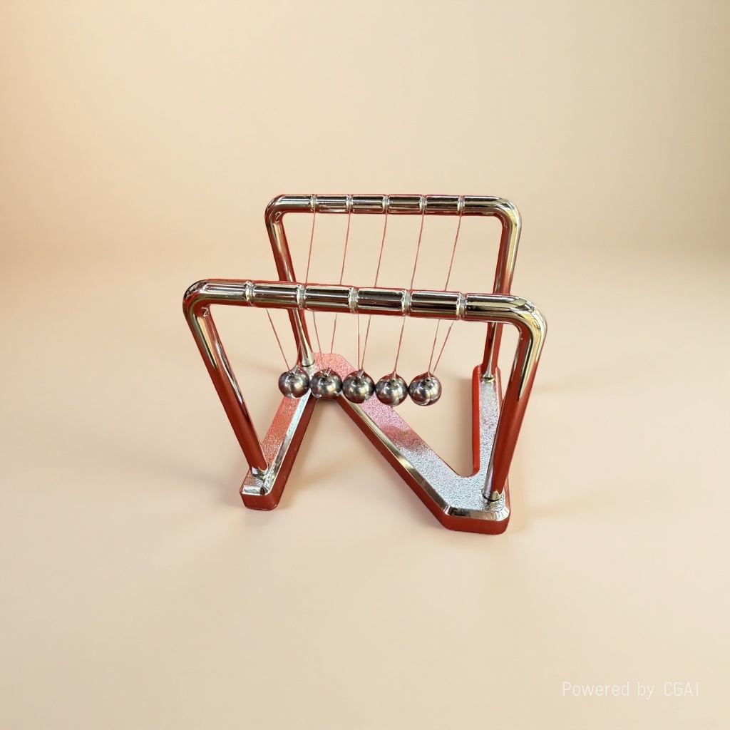 Newton pendulum perpetual motion machine DIY iron tower toy physics experiment teaching aid details Picture