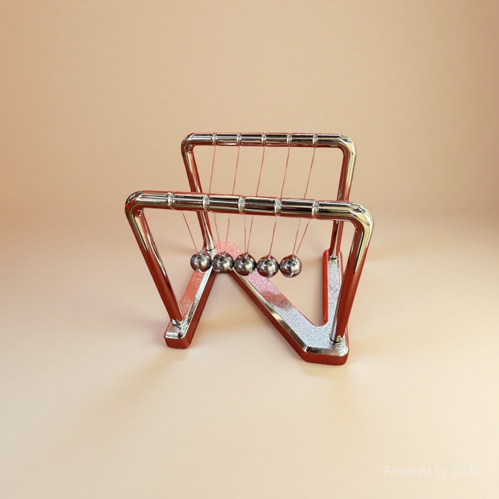 Newton pendulum perpetual motion machine DIY iron tower toy physics experiment teaching aid