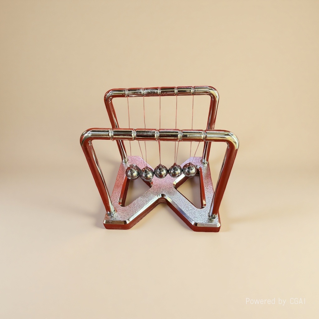 DIY Newton pendulum perpetual motion machine, iron tower toy, physical intelligence display piece Application Scenario