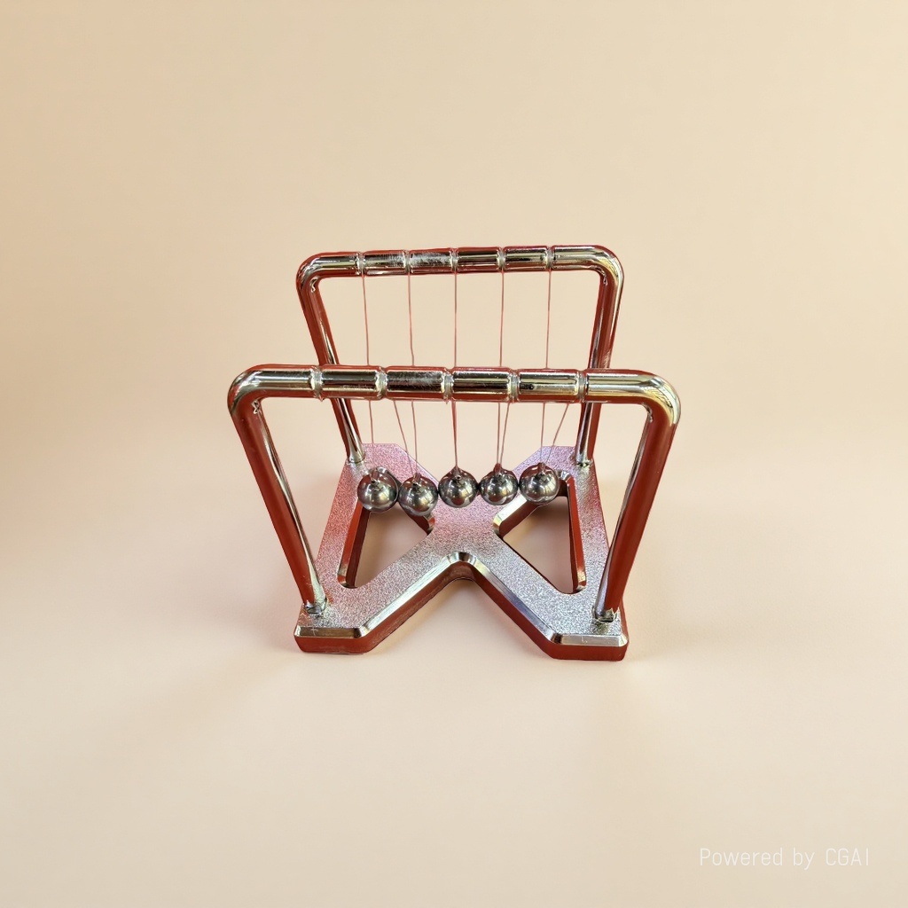 DIY Newton pendulum perpetual motion machine, iron tower toy, physical intelligence display piece Specification image