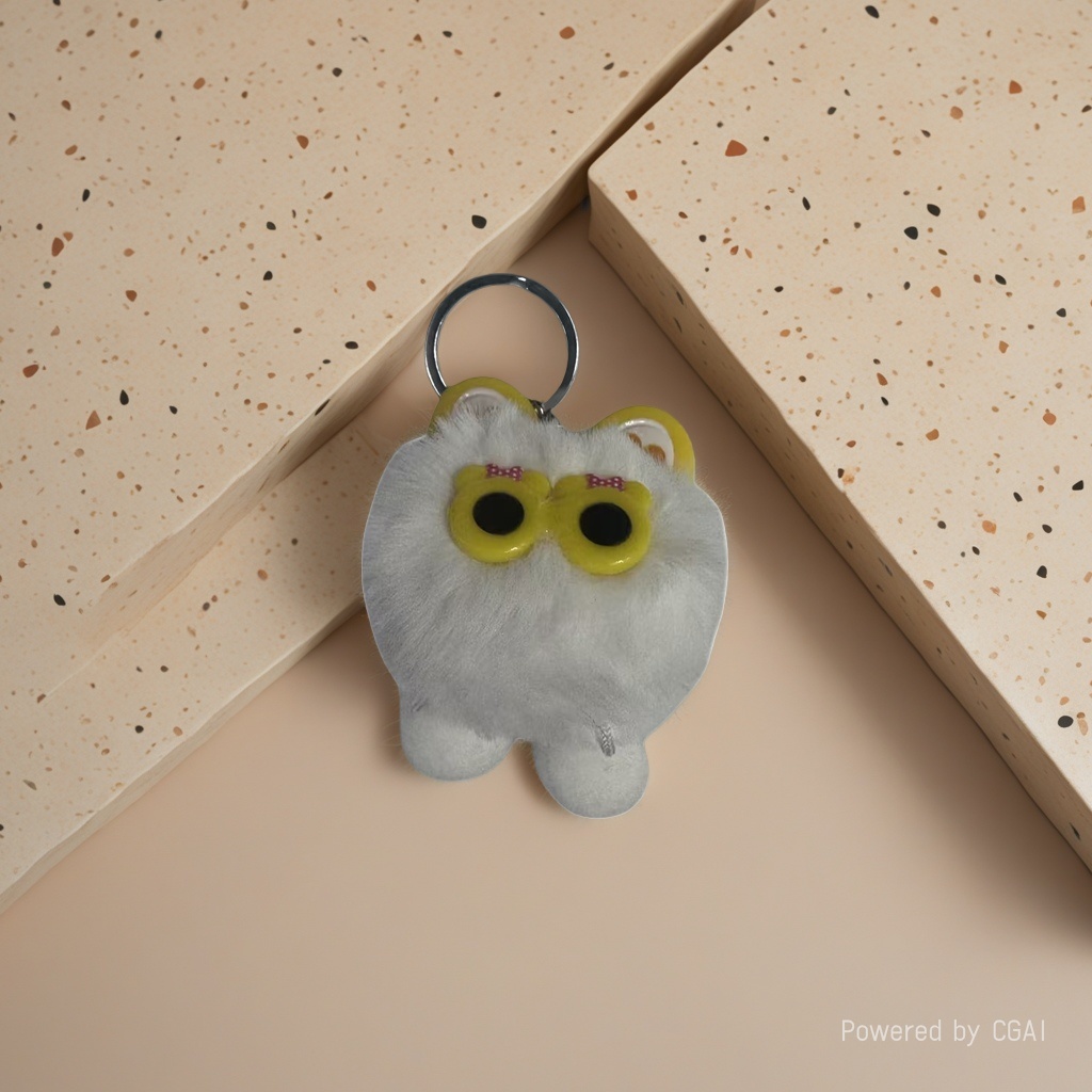 Cute plush cat-shaped plush toy keychain pendant