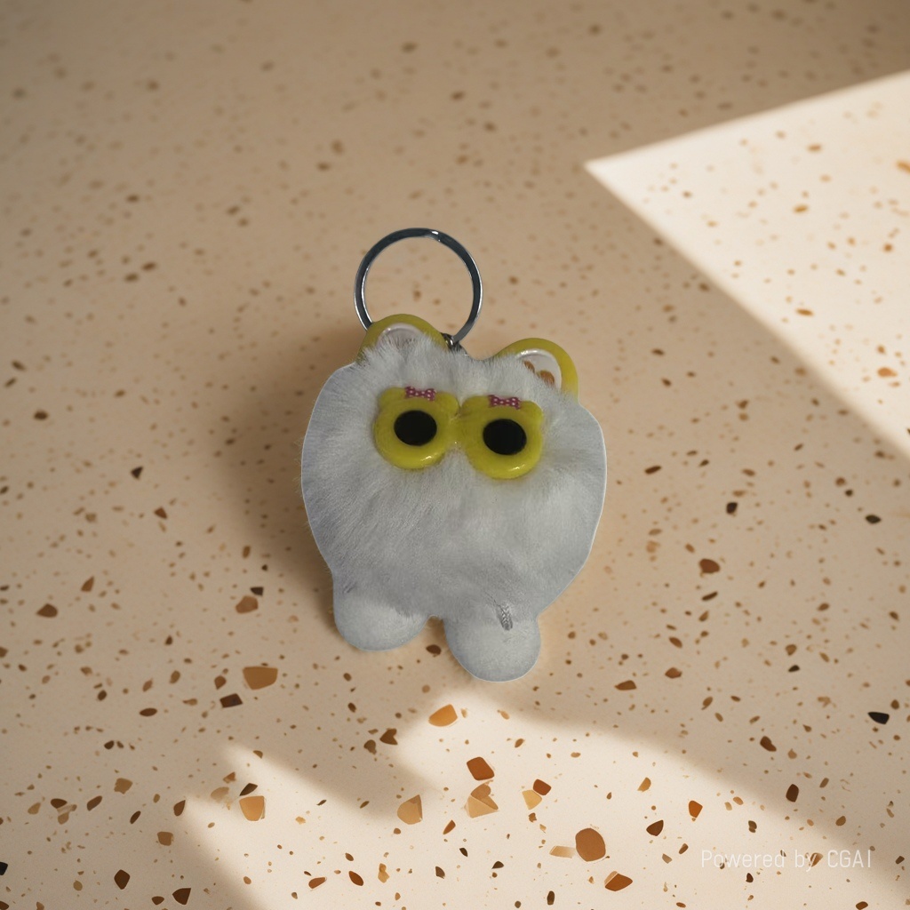 Cute plush cat-shaped plush toy keychain pendant Specification image