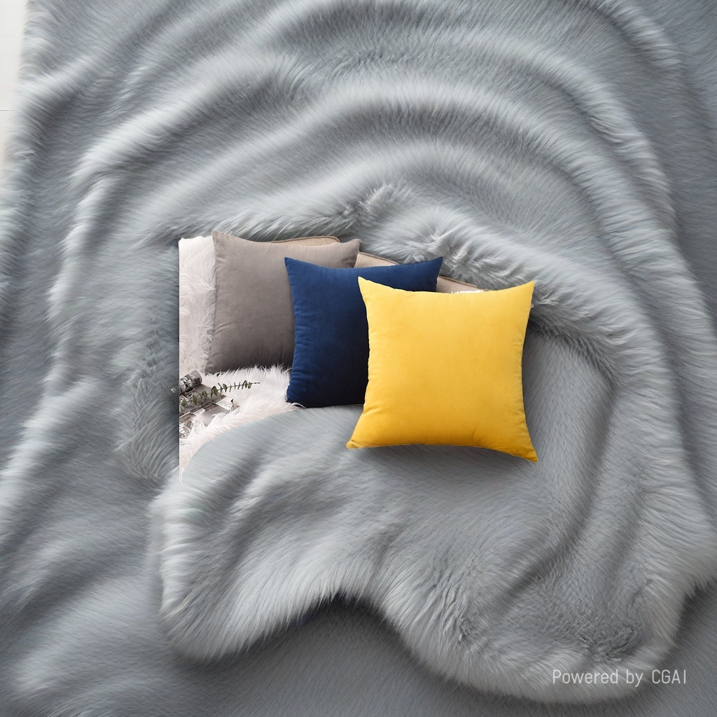 Solid-color cartoon irregular-shaped throw pillow, cushion and quilt dual-purpose decorative item Specification image
