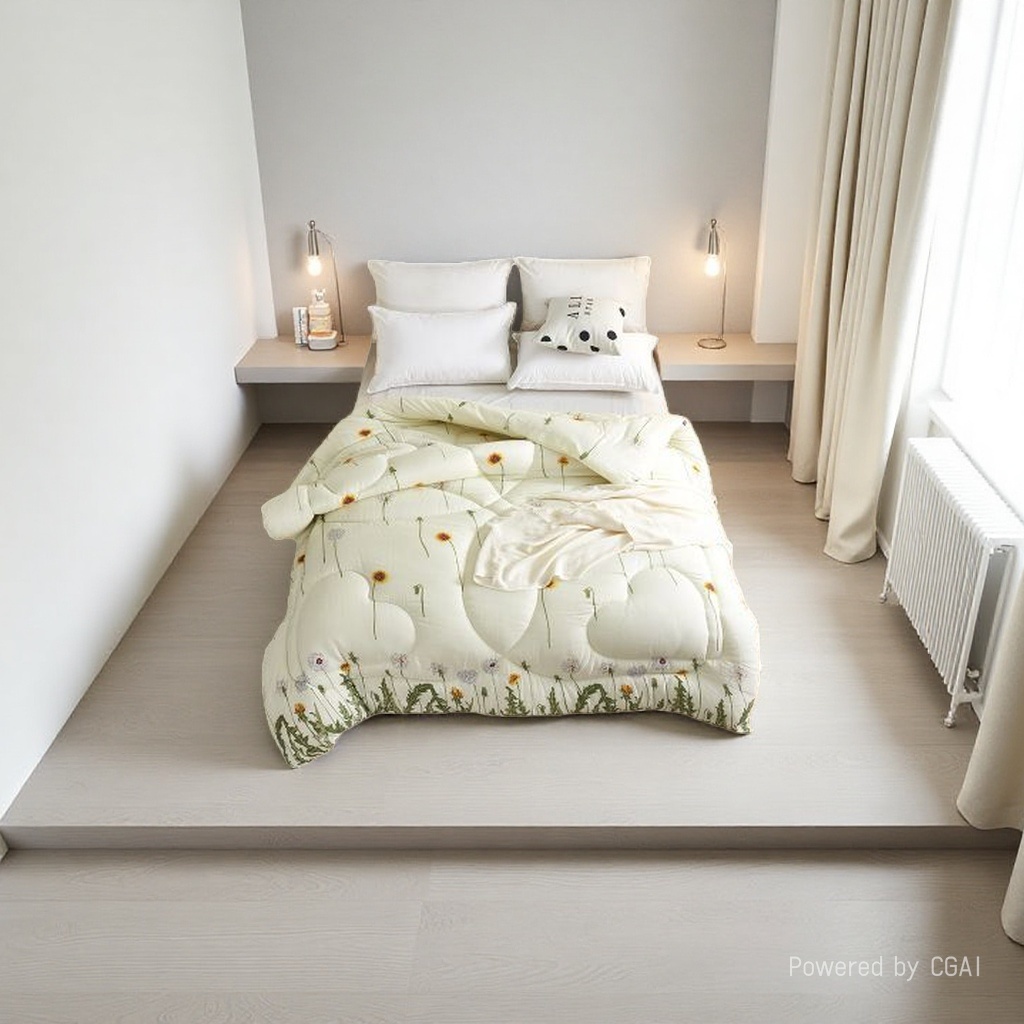 Silk quilt bedding quilt, double palace cocoon mulberry silk spring and autumn quilt, 100% natural silk Application Scenario