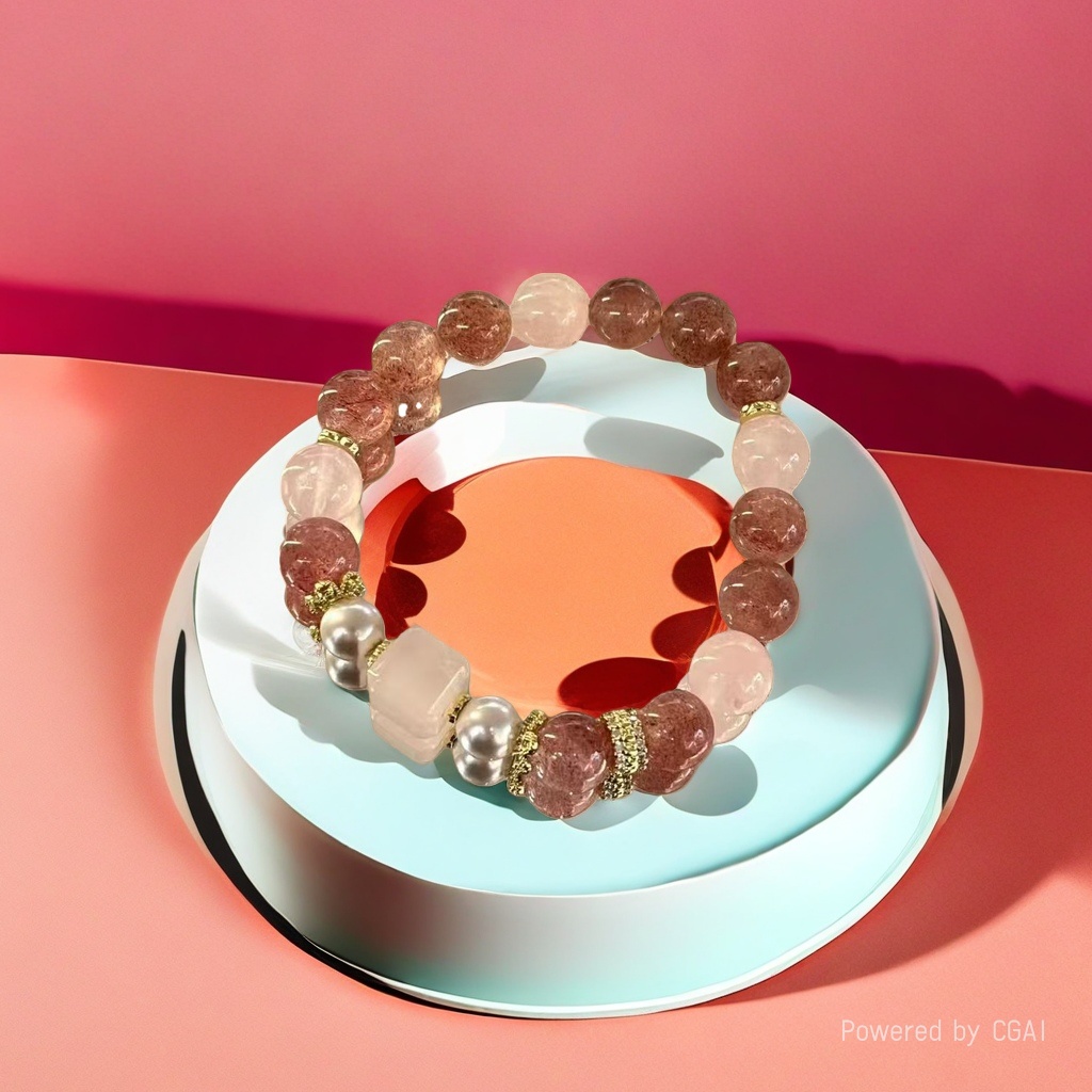 The new crystal bracelet and string is a fashionable and versatile accessory weighing 180g details Picture