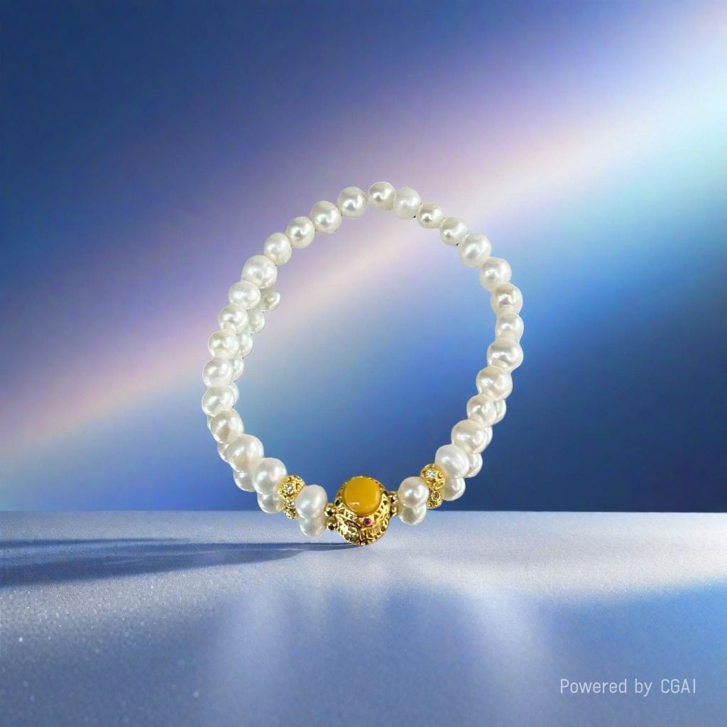 Korean Hwaji Jewelry Baroque natural pearl bracelet bulk pearl grains Application Scenario