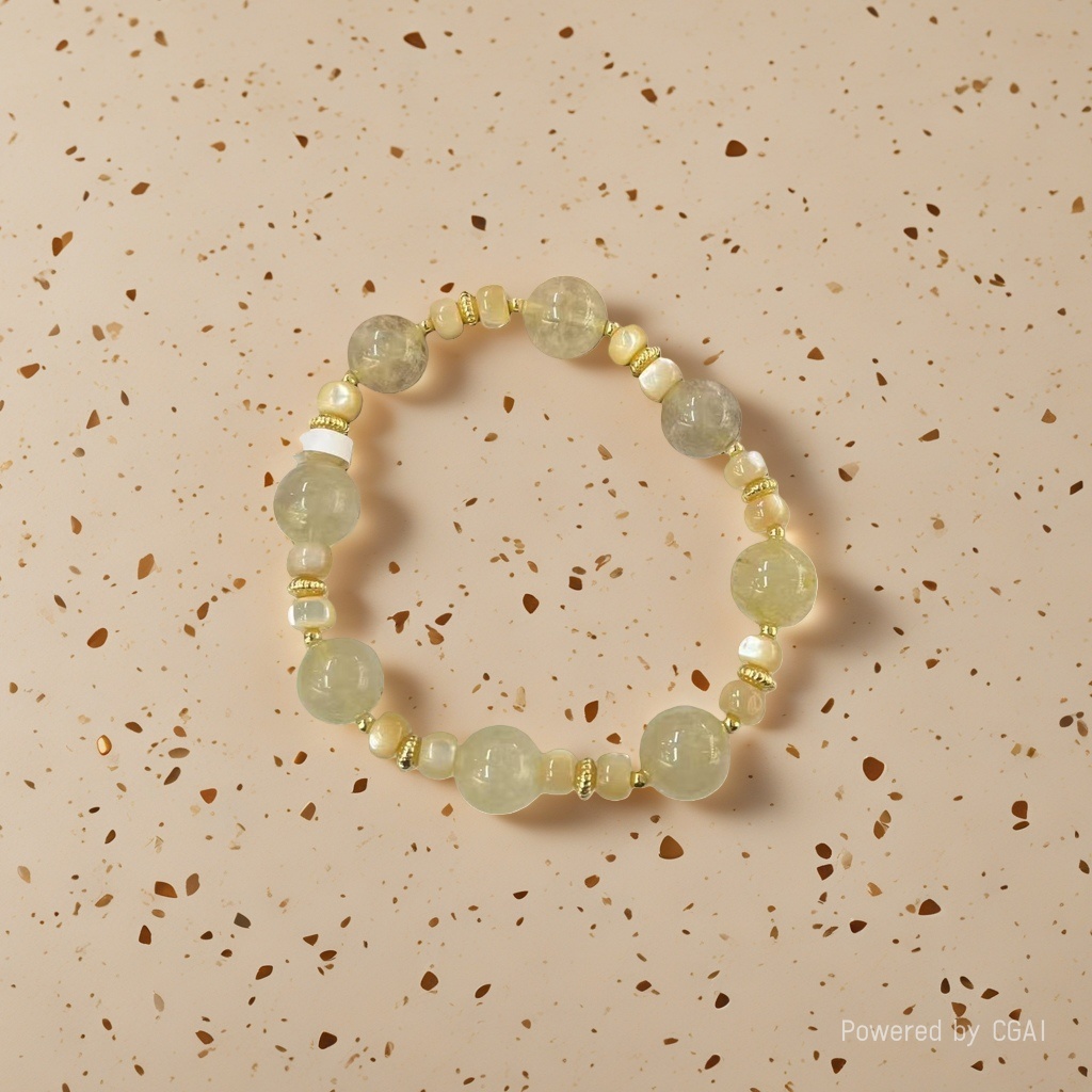 Natural crystal bracelets and strings are new fashionable accessories for women. They are transparent and lustrous, highlighting one's elegance Specification image