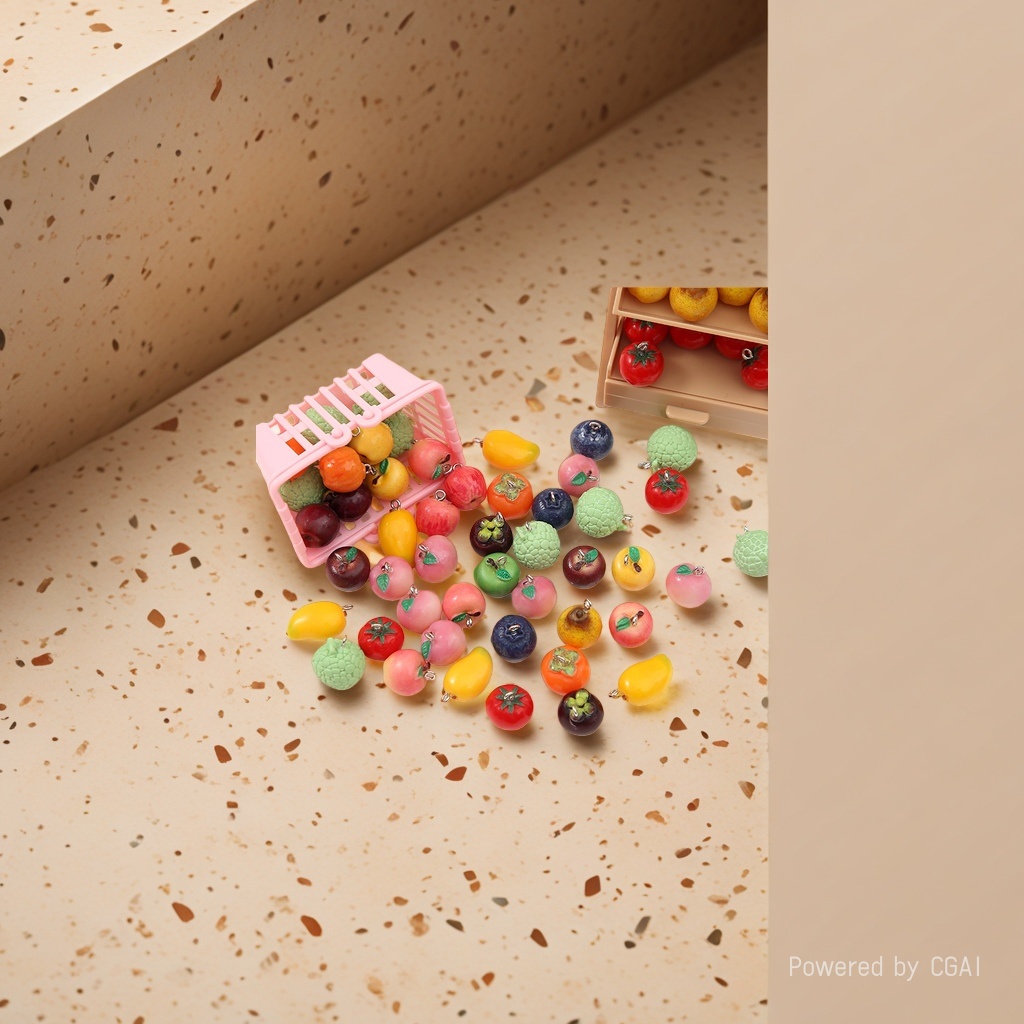 Simulated fruit and vegetable food toys, steamed buns, bread, food toys, simulated fruit ornaments and accessories Application Scenario