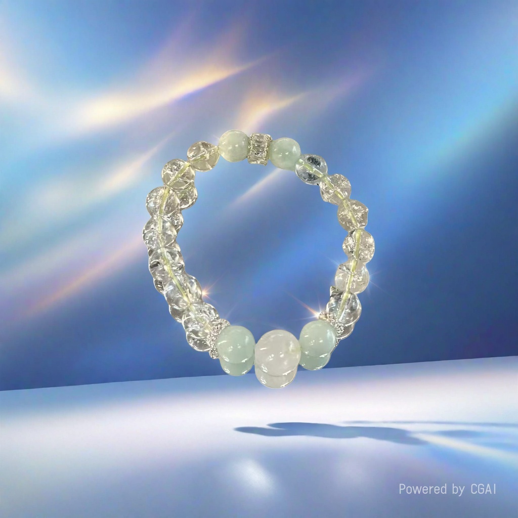 New crystal bracelet, fashionable accessory, transparent crystal bracelet 180g Application Scenario