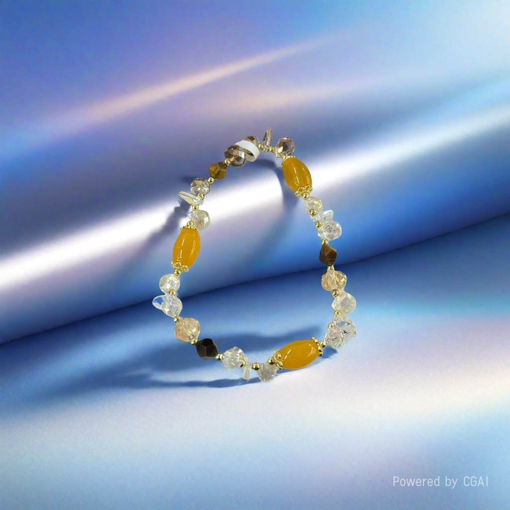 The new crystal bracelet and string are fashionable and versatile accessories for both men and women Application Scenario