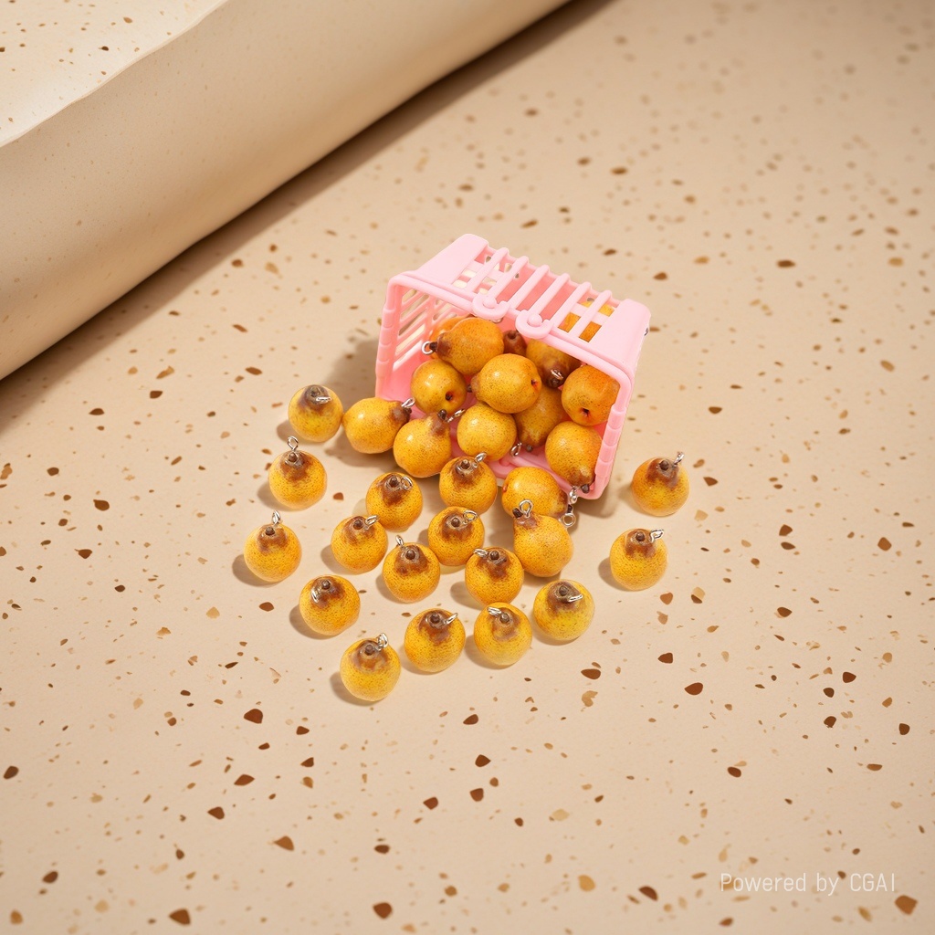 Simulated fruit and vegetable food, pear bread, vegetable resin three-dimensional food play accessories Application Scenario