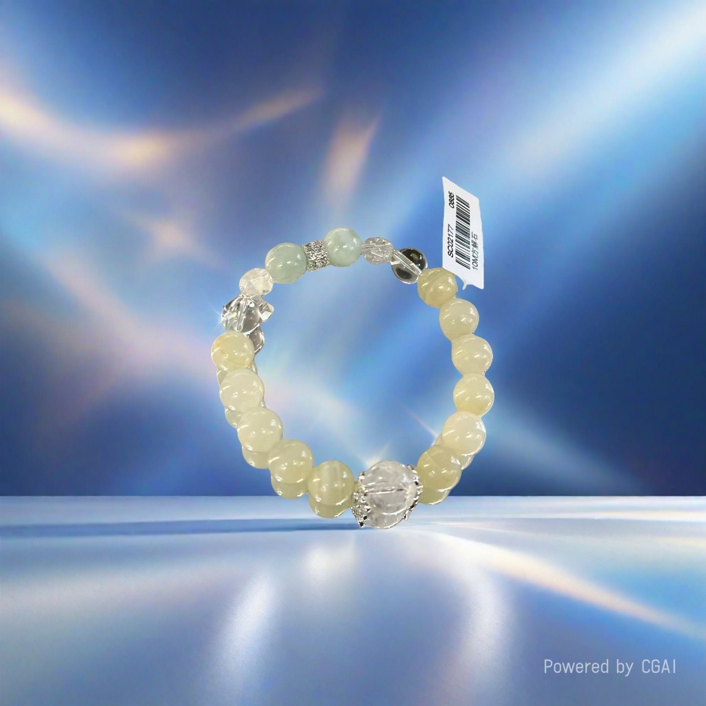 The new crystal bracelet and bracelet are fashionable accessories suitable for both men and women Application Scenario