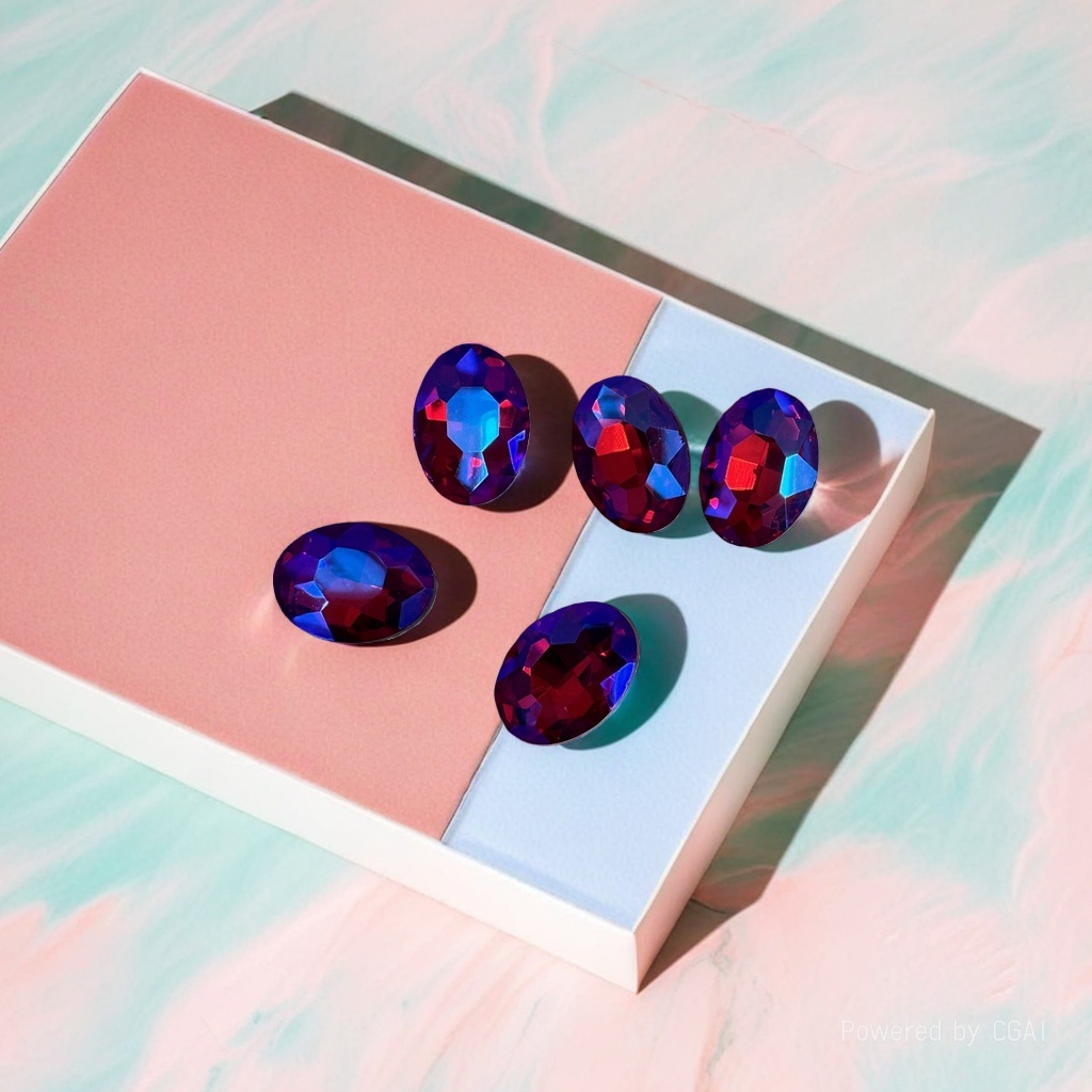 Strawberry crystal natural gemstone handicrafts, mini balloons, engraved stones, mobile phone accessories, colored gemstones Specification image