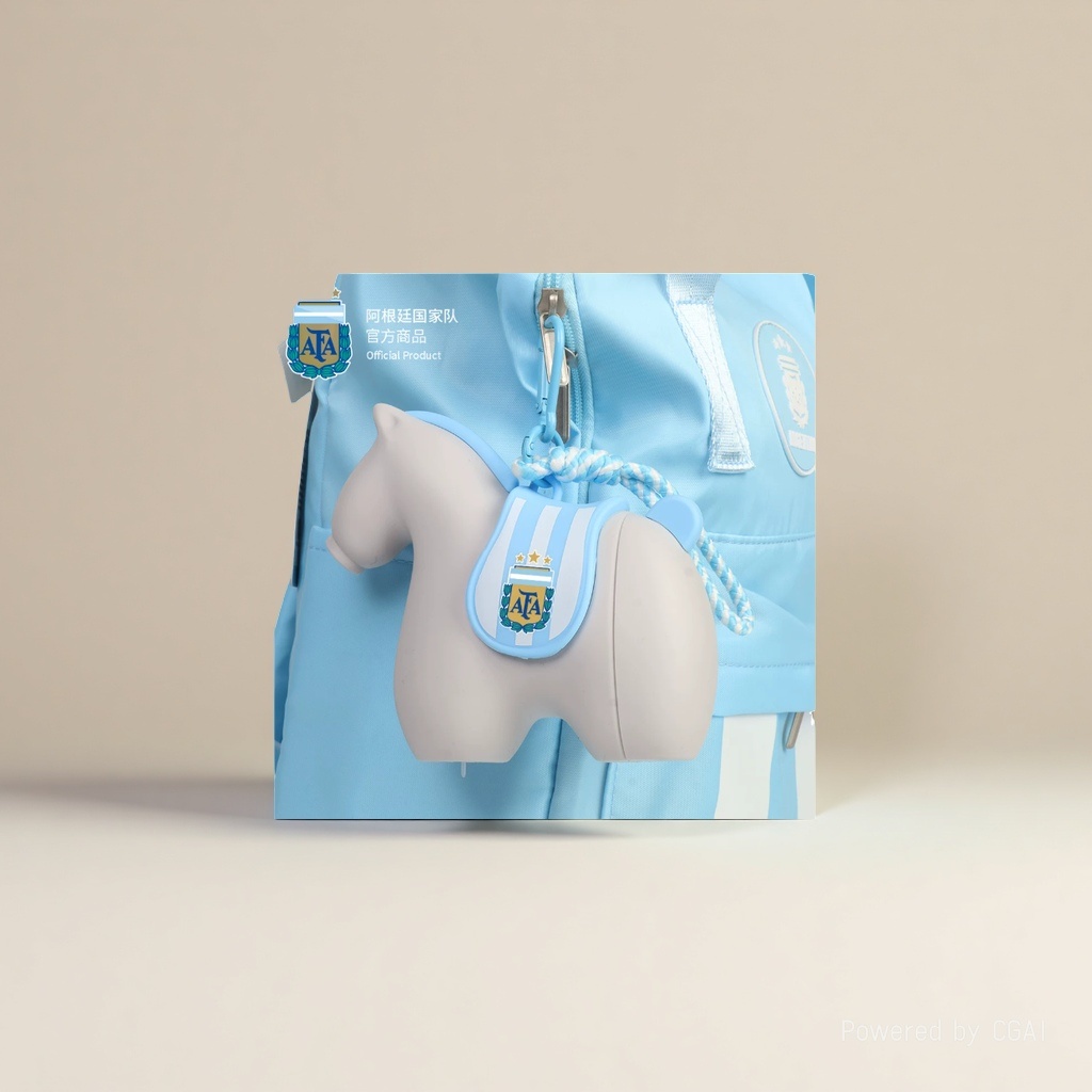 Official horse-shaped pendants of the Argentina national team, World Cup mascots, star players and team collectibles Specification image