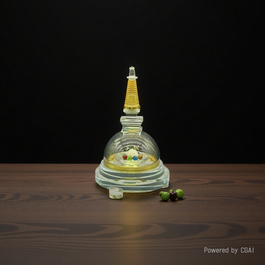 天然水晶满愿塔摆件工艺品水晶球塔形水晶工艺品