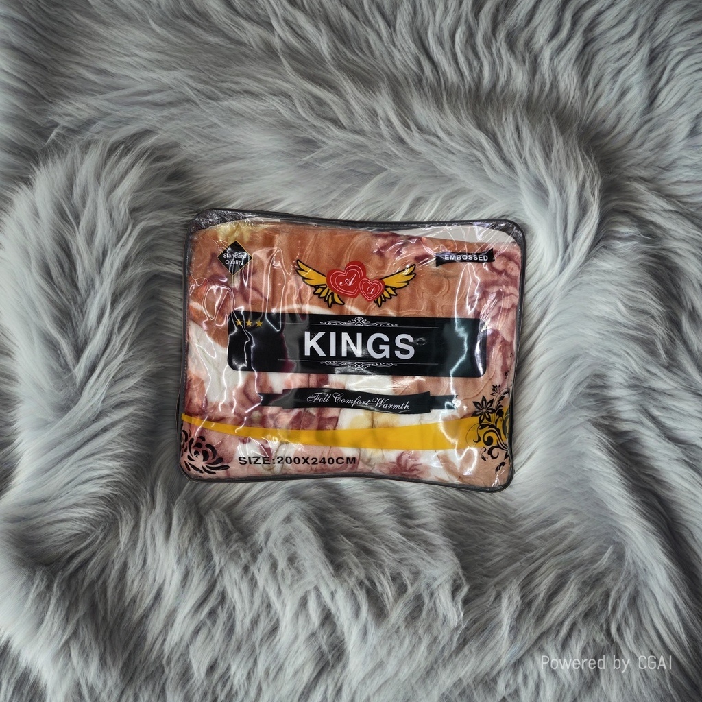 KINGS儿童毛毯玩偶钩针线秋裤男士羊毛毡