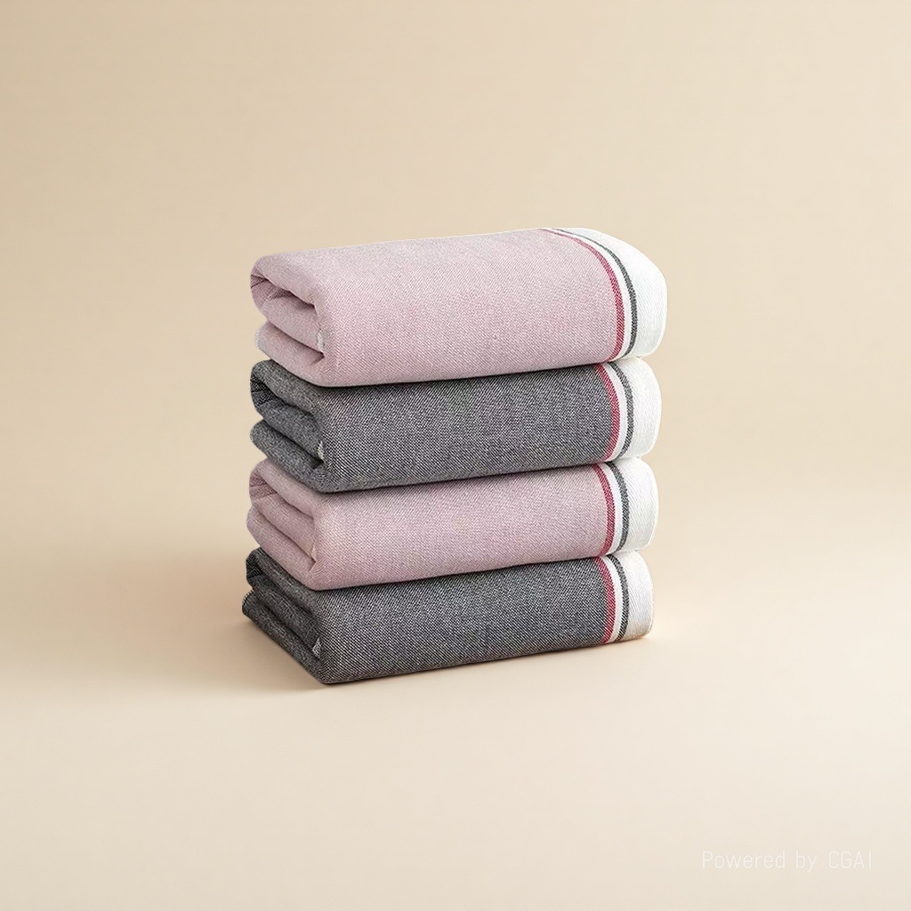 Shenduo Fabric simple pure cotton towels, home towels, gift towels, couple towels details Picture