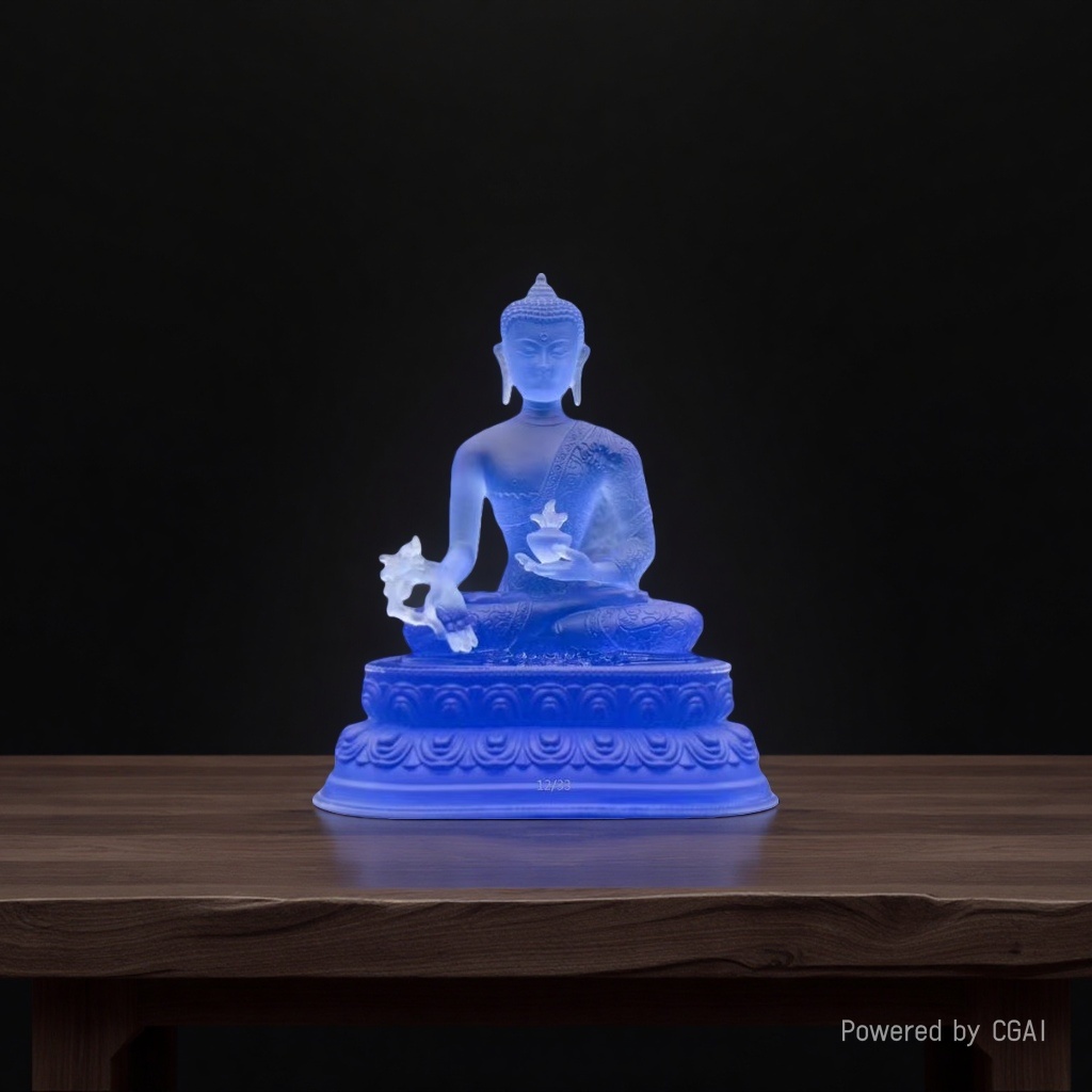 Ancient wax-free glazed Medicine Buddha statue, Green Tara Guanyin Bodhisattva, Maitreya Buddha, Dizang King Bodhisattva, direct sales on the Ten Thousand Buddha Wall Application Scenario