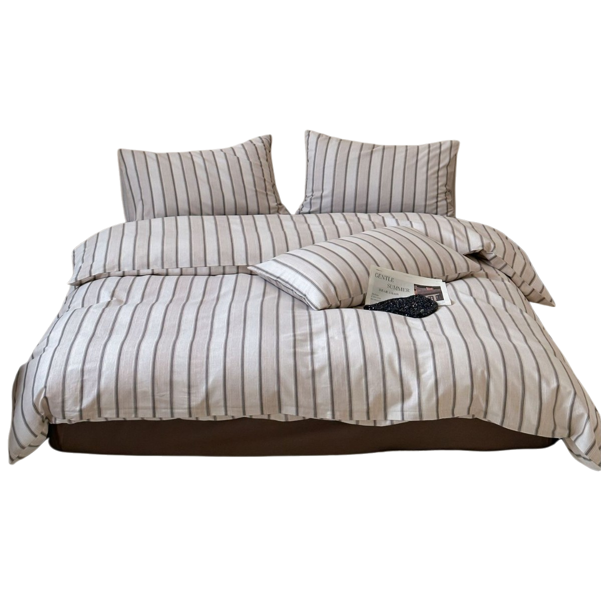 Simmons rayas conjunto de cama colchón esponja almohadilla de protección para personas mayores sofá cojín Item Picture