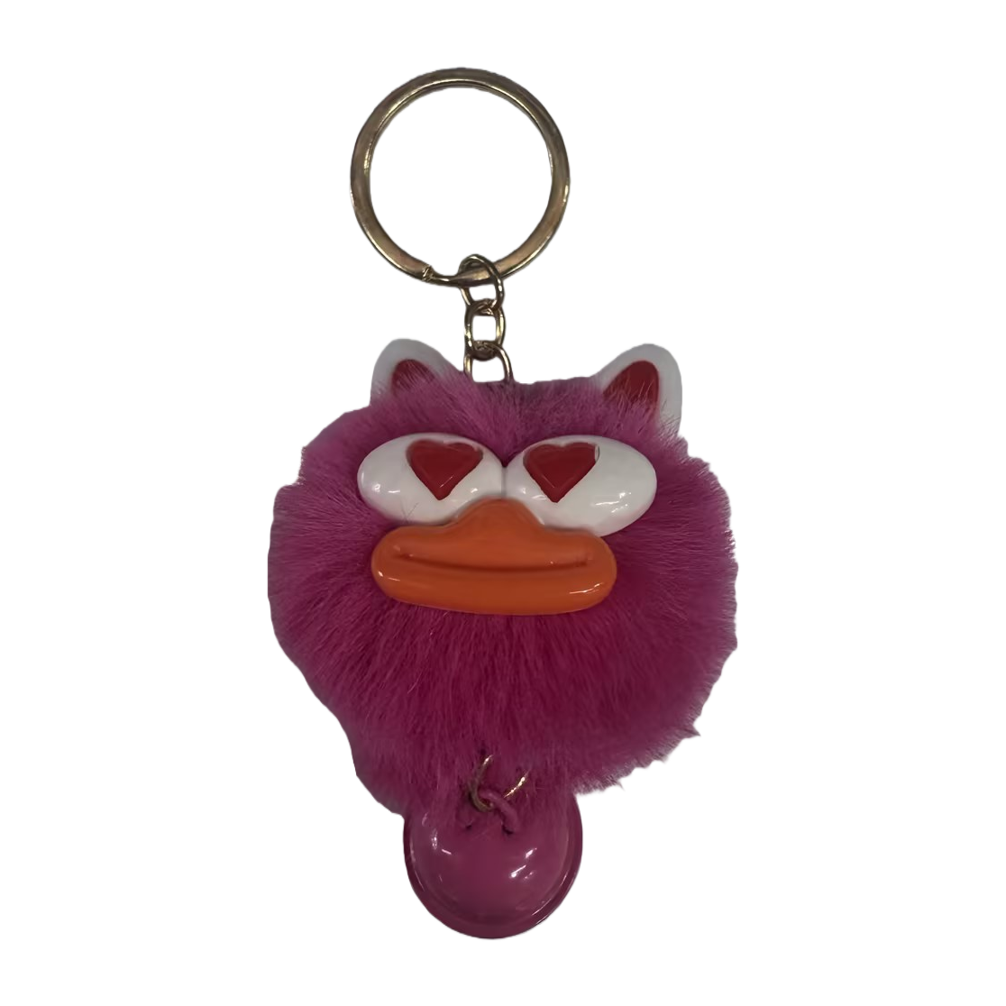 Plush toy keychain, short fleece pendant, portable car bag hanger Item Picture