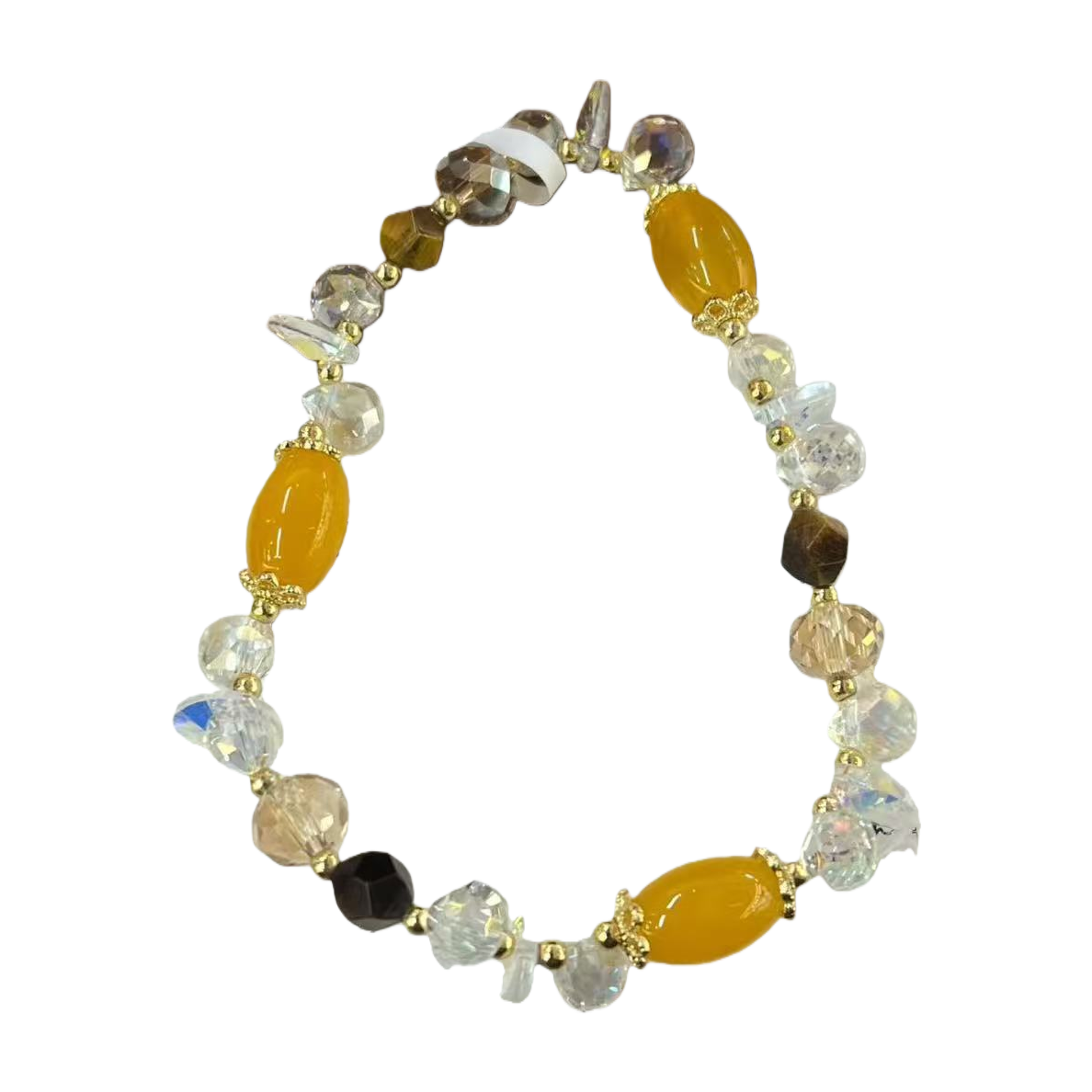 The new crystal bracelet and string are fashionable and versatile accessories for both men and women Item Picture