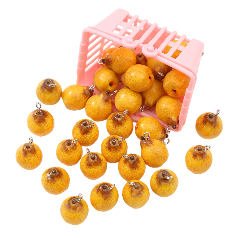 Simulated fruit and vegetable food, pear bread, vegetable resin three-dimensional food play accessories Item Picture