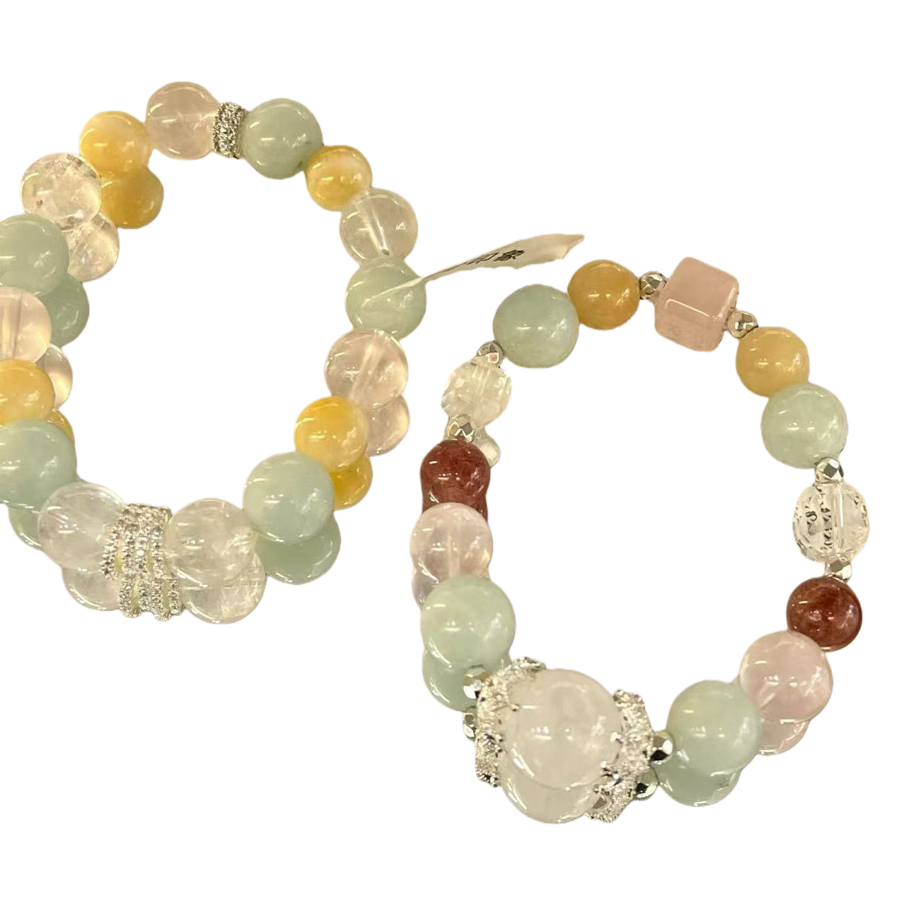 Crystal traditional Chinese medicine bead bracelet, hand-woven cultural and artistic bracelet Item Picture