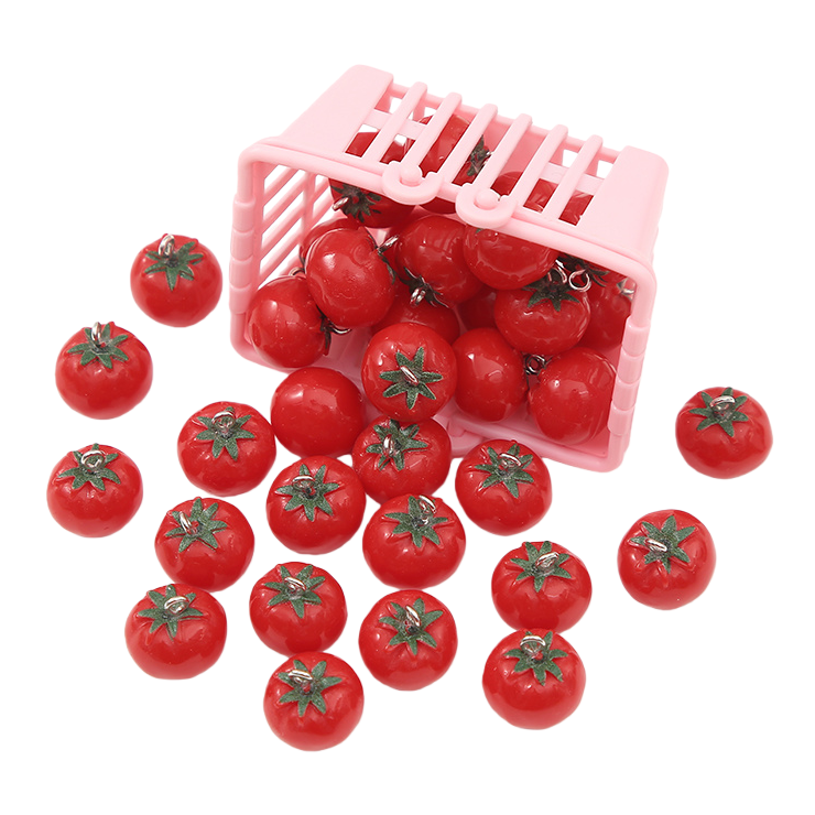 Red cherry tomato plastic basket cover decorative accessories Item Picture