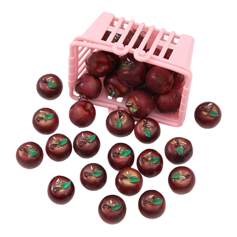 Simulated fruit and vegetable toys, cherry buns, food and play material kits, simulated food models, accessories and ornaments Item Picture