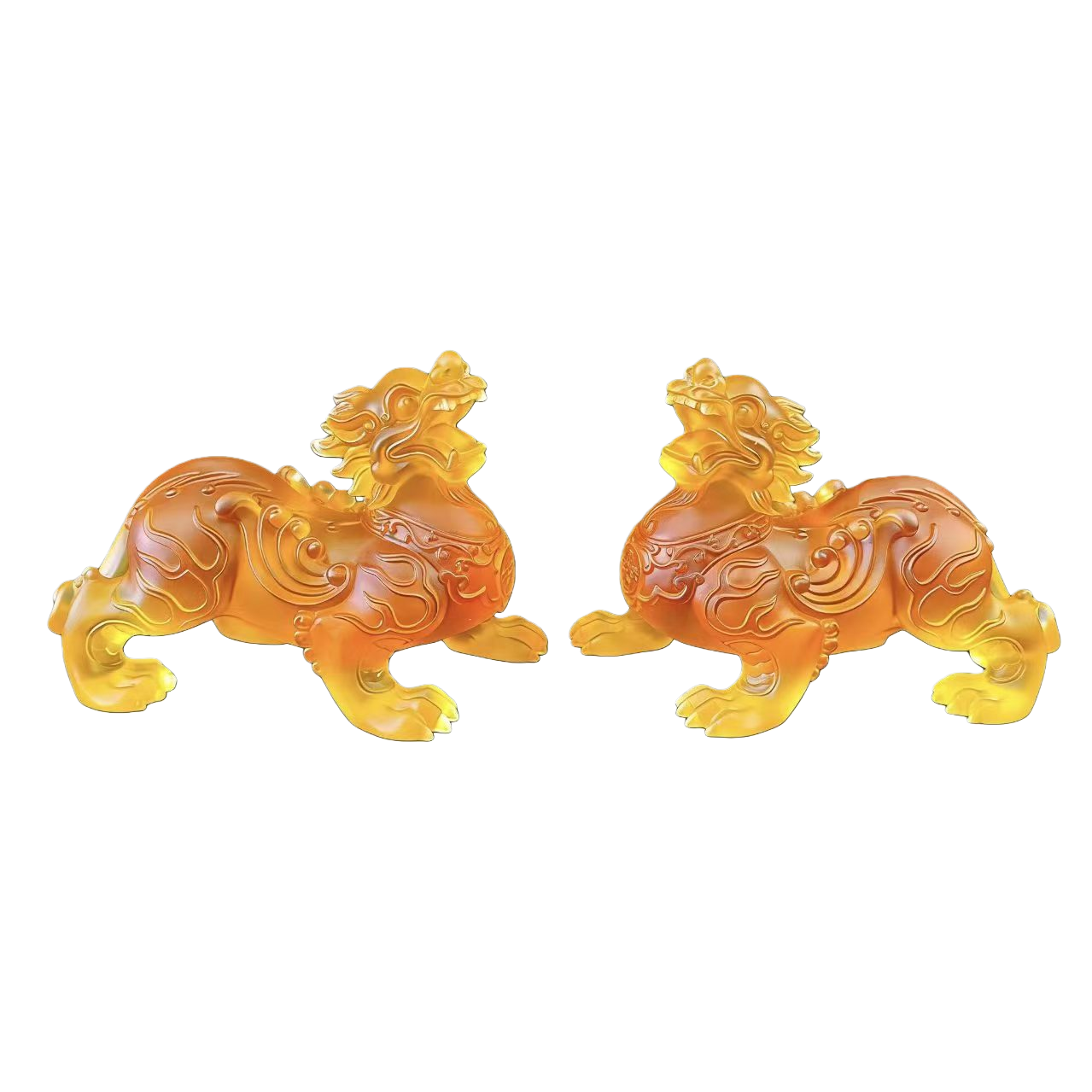 Han-style glazed PI Xiu decorative items for living room desks, opening gifts, and wealth-attracting ornaments Item Picture