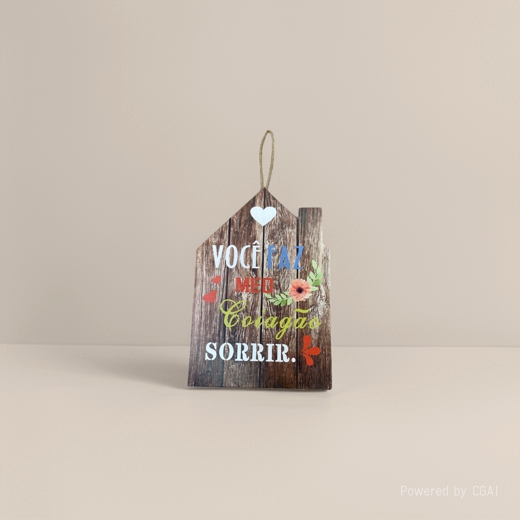 Wooden Christmas Treasury decoration, hanging table calendars, ornaments and handicrafts