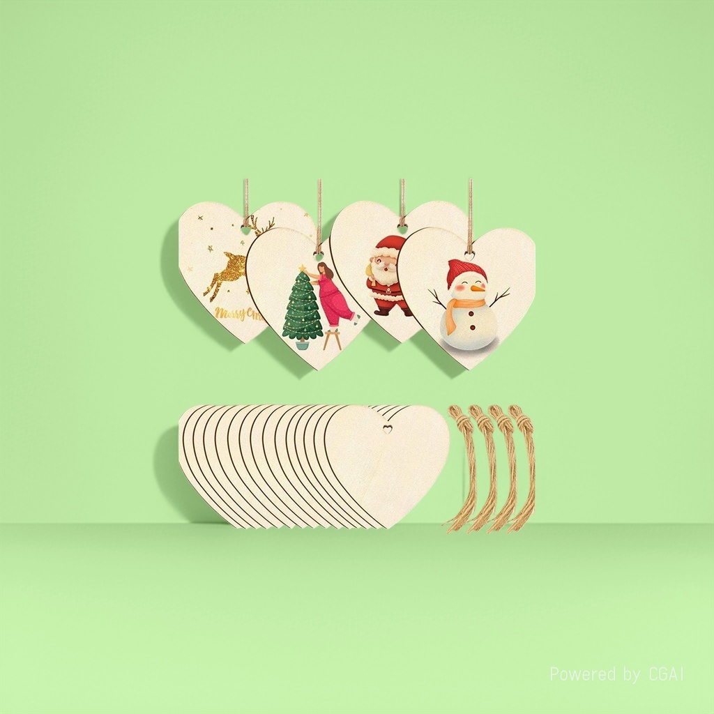Wooden Christmas sign decorative sign handicrafts