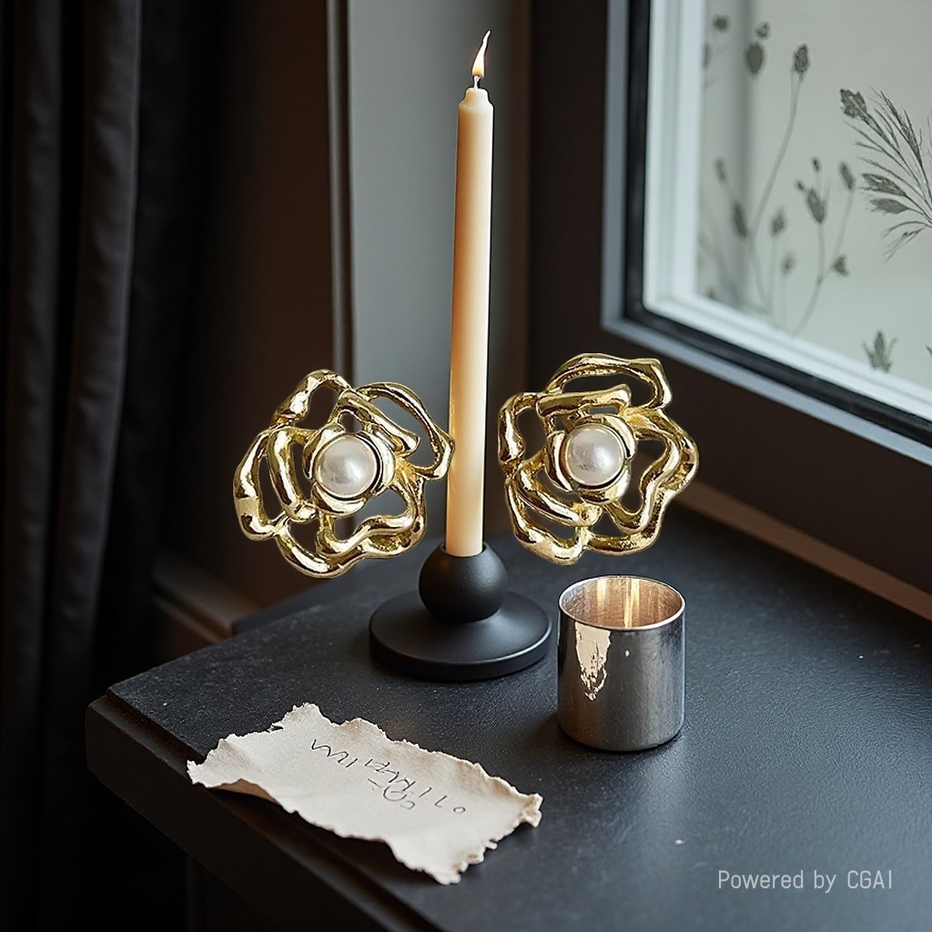 玉石耳环/福瑞中古/S925/925银/福瑞中古饰界产品图