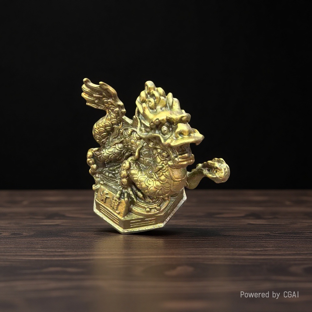 Latón cuatro dioses bestias pingüino dragón verde tigre blanco suzaku basalto cobre cuatro dioses objetos de bronce artesanía pingüino venta al por mayor Application Scenario