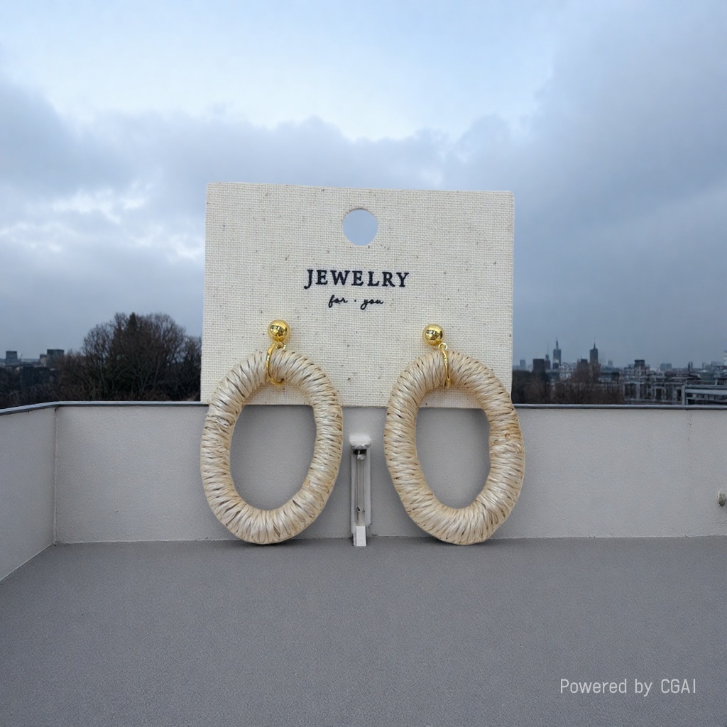 S925 Pearl Earrings, Jasmine White earrings for women, fashionable accessory 180g details Picture