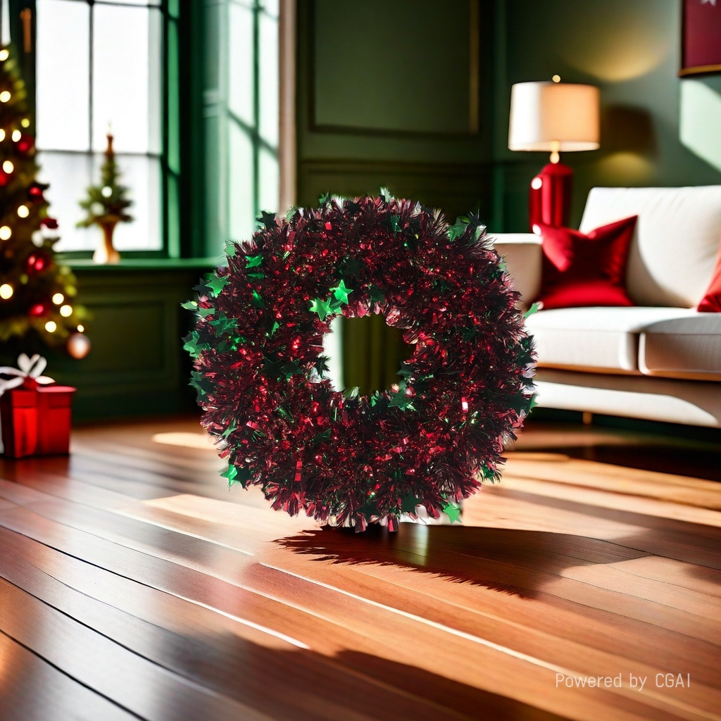Christmas festival decorative wreaths, best-selling Christmas decorations, Christmas colorful strips, festive and exquisite Christmas details Picture