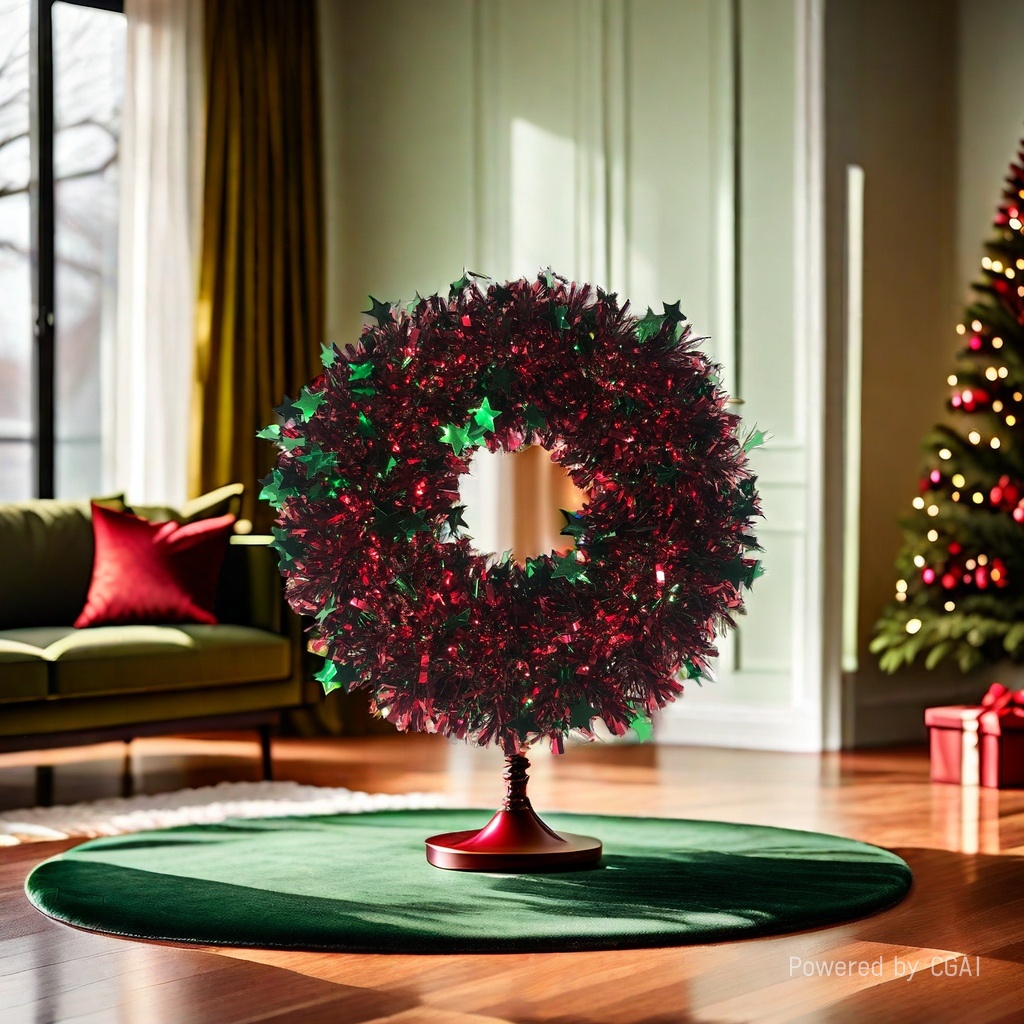 Christmas festival decorative wreaths, best-selling Christmas decorations, Christmas colorful strips, festive and exquisite Christmas Application Scenario
