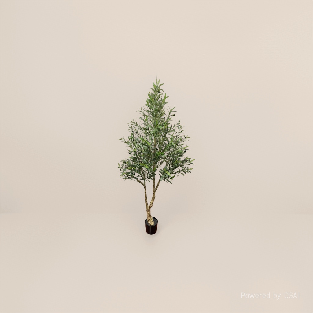 Green olive tree potted plants, artificial green plants, artificial flowers, plastic green plants simulation Specification image
